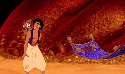 アラジンに魔法のランプの在処を教えた魔法のじゅうたん