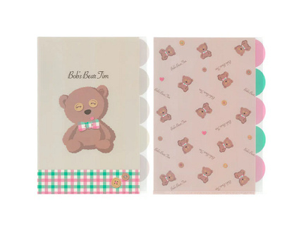 ティム5ポケットA4クリアファイルセット