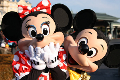 東京ディズニーランドミッキーとミニー