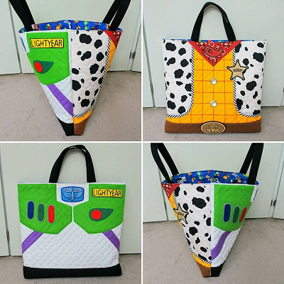 トイストーリーの通園バッグ