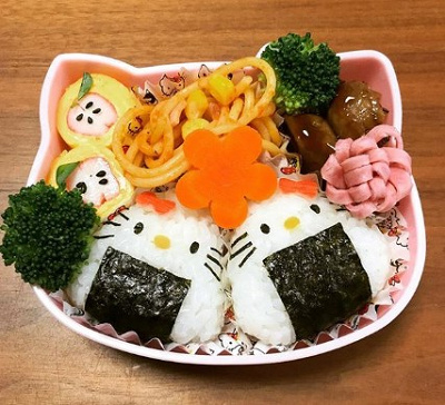 三角おにぎりキティちゃん