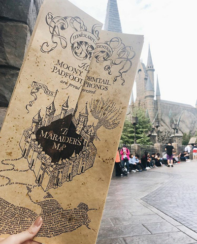 USJハリーポッター/忍びの地図