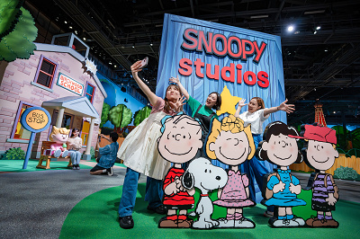 スヌーピースタジオの新しいフォトスポット