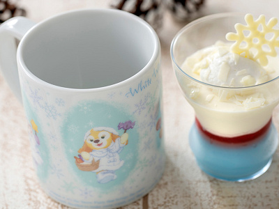 ホワイトチョコムース&ライムゼリー