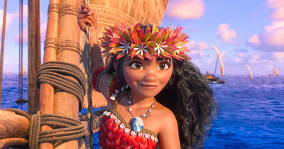 モアナが赤い服を着ている理由は何?