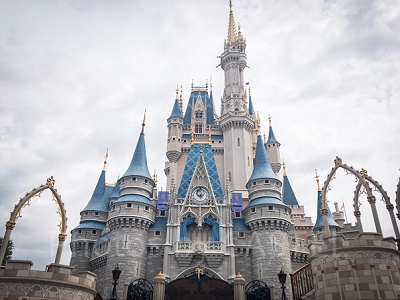 1枚目(マジックキングダムにて撮影・フロリダ)