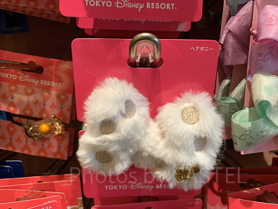 ミニーのクリップ付きヘアポニー