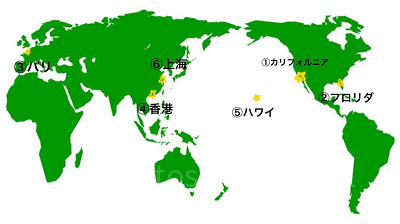 海外ディズニー地図