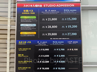 チケットの種類