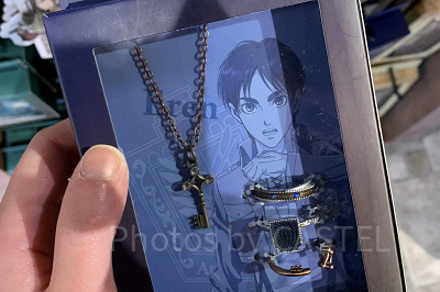 エレンのネックレス＆リングセット〔USJ×進撃の巨人〕