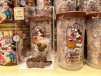 ミッキー型クランチチョコレート