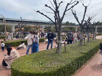 ディズニーシー10時30分入園待ちの様子（2022年4月7日）