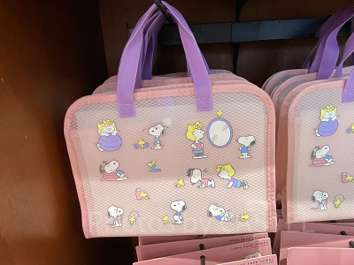 USJスヌーピーグッズ/スパバッグ/「PEANUTS WORKOUT」