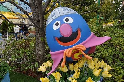 USJのイースター装飾