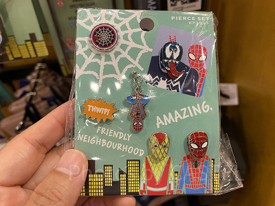 スパイダーマン「WEBBED WONDER」ピアスセット