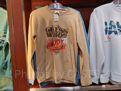 202411USJ冬グッズ:ウッディウッドペッカーのスウェット