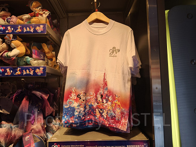 香港ディズニー20周年「ミッキー&フレンズ・グランドセレブレーショングッズ」:Tシャツ