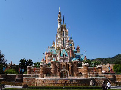 香港ディズニーのシンボル城：キャッスル・オブ・マジカル・ドリーム