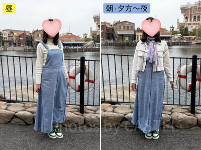 妊婦ディズニーの服装