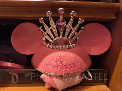 ディズニープリンセス・イヤーハット（ティアラ付）