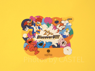 25周年シール（ホテル、ユニバーサルシティウォーク大阪）