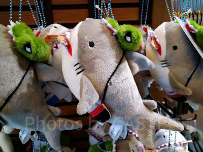 89ジュラシックパークティラノジョーズ＆ティラノぬいぐるみキーホルダー