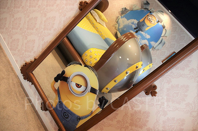 ミニオンと写真が撮れる鏡