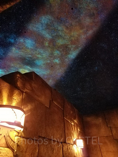 キューラインから見た満点の星空。キューラインが本当に凝ってます！