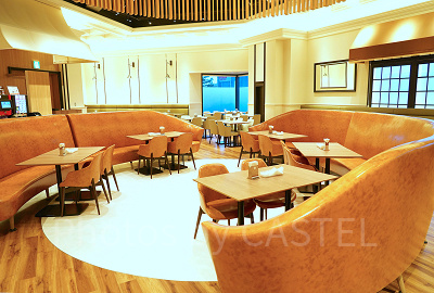 こだわりの朝食が提供されるレストラン