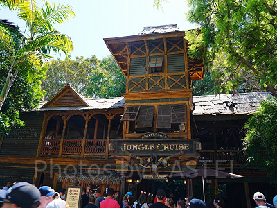 カリフォルニアアナハイムディズニーのアトラクション：ジャングル・クルーズ