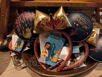 アナハイムディズニーカチューシャ：ティアナのバイユーアドベンチャー