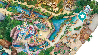 アラビアンコーストの地図