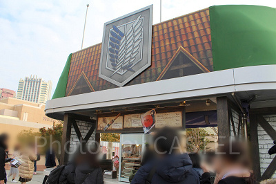 2020年コラボ時の進撃の巨人フードカート