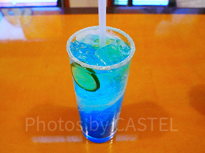 酢橘かほる蒼色ソーダ（USJ×鬼滅の刃 刀鍛冶の里ひょっとこ亭）