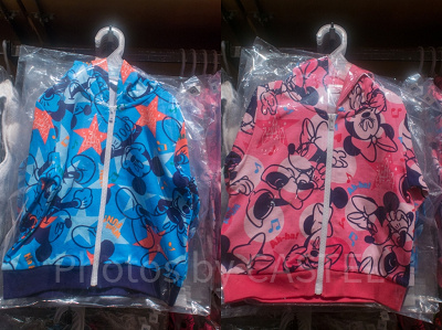 ベビーパーカー（総柄）