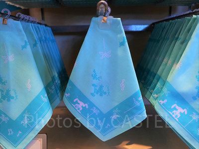 バンダナ（ディズニーブルーのパークフードモチーフグッズ）