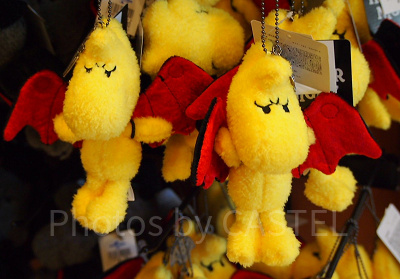 コウモリウッドストックぬいぐるみキーチェーン