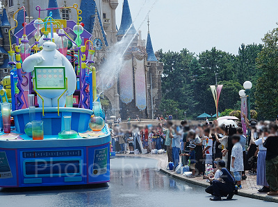 ベイマックスのミッション・クールダウンの放水の様子（2023年撮影）