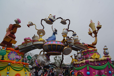 美女と野獣フロート