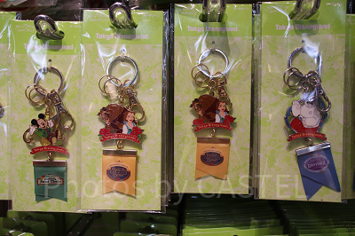 美女と野獣“魔法のものがたり”キーチェーン