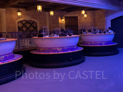 美女と野獣“魔法のものがたり“のライド