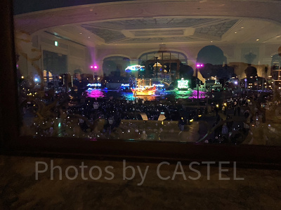 ベッラヴィスタ・ラウンジの窓際席から見たビリーヴ