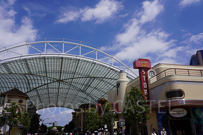 ビバリーヒルズのキャノピー（アーケード）／USJ