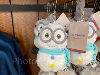 ボブのぬいぐるみキーチェーン(雪だるま)/USJクリスマスグッズ2022