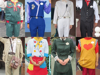 パークで見られるキャストコスチューム