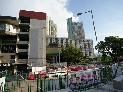 香港ディズニー周辺格安ホテル：ランブラーガーデンホテル最寄りのバス停（A32系統）