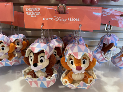チップとデールぬいぐるみバッジセット(2022年ディズニーイースターグッズ)