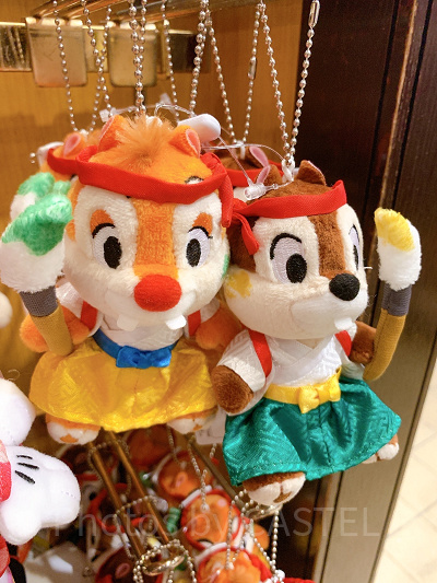 チップとデールぬいぐるみバッジセット