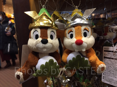 チップとデールぬいぐるみバッジセット