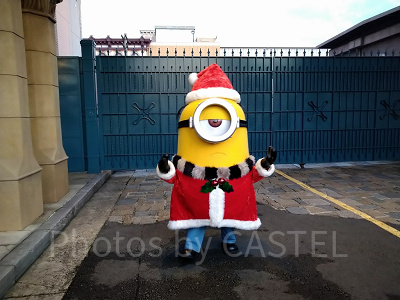 クリスマスバージョンのミニオン